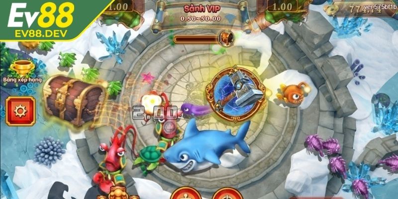 Nhiều sinh vật hỗ trợ Bắt Cá Đại Thánh EV88