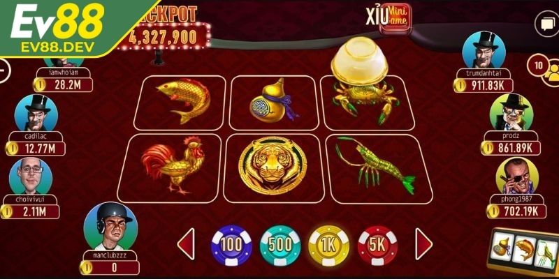 Hiểu rõ cấu trúc và quy tắc trả thưởng trong Bầu Cua EV88