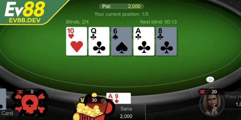 Poker EV88 trải nghiệm chuẩn quốc tế đích thực