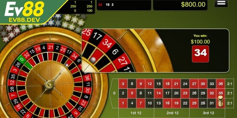 Sảnh EVO EV88 – Trải Nghiệm Trực Tuyến Đẳng Cấp Quốc Tế 2 Game Roulette cần quan sát và tính toán hợp lý