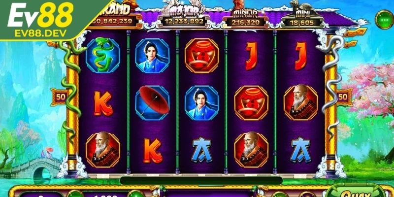 Thanh Xà Bạch Xà EV88 mang đến hệ thống thưởng đa tầng