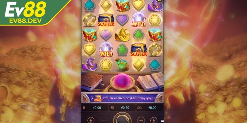 Vàng Giả Kim EV88 – Game Nổ Hũ Giả Kim Huyền Bí Châu Âu 2 Cơ chế Vàng Giả Kim EV88 tạo chuỗi thắng với thưởng tăng dần