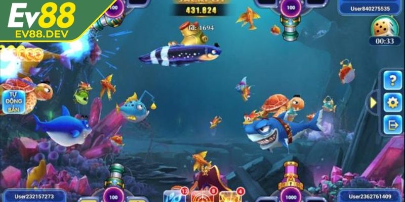 Chọn chế động tự động để đạn ra liên tục khi có đàn lớn